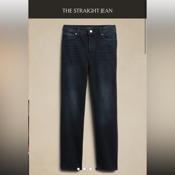 NWT Banana Republic Straight Jean - size 30 - Picture 3 of 8